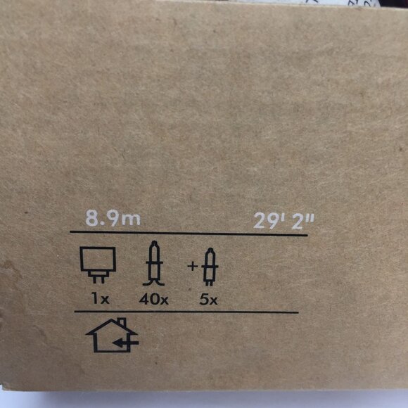 IKEA Strala String of 40 Red Christmas Lights 29" 8.9m - Picture 5 of 8